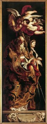 Rubens Raising of the Cross Sts Amand and Walpurgis