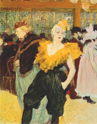 lautrec the clownesse cha u kao at the moulin rouge