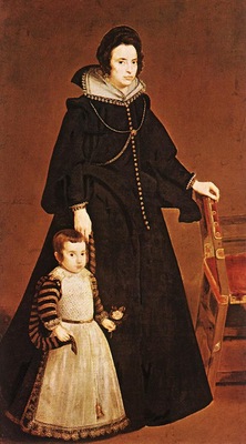 Velazquez Dona Antonia de Ipenarrieta y Galdos and her Son Luis