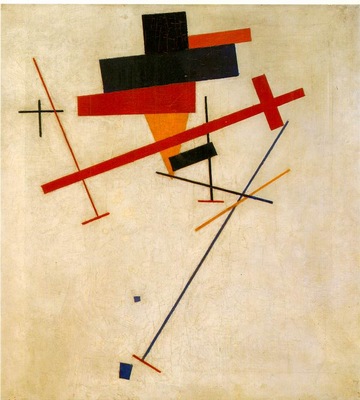 Malevitj Suprematist painting 1915 16, Wilhelm Hacke Museum,