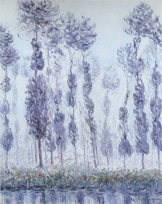 poplars by the eure river