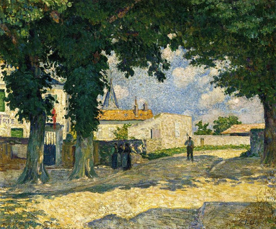a square in monterain