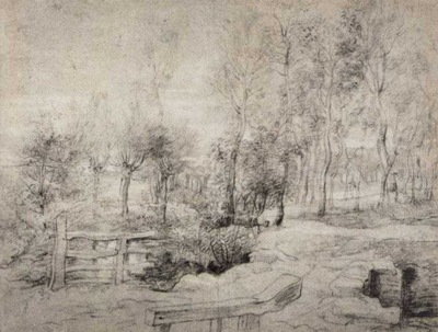 landscape with a trees 1630