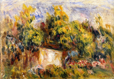 landscape with cabin