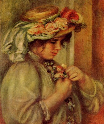 young girl in a hat