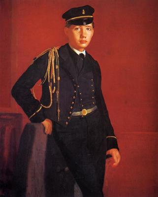 Degas Edgar Achille De Gas in the Uniform of a Cadet