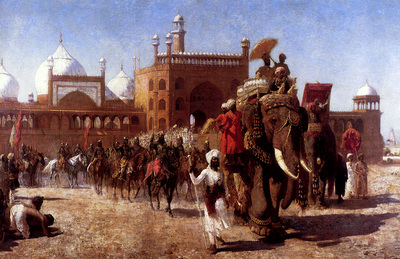 Weeks Edwin The Return Of The Imperial Court From The Great Mosque At Delhi