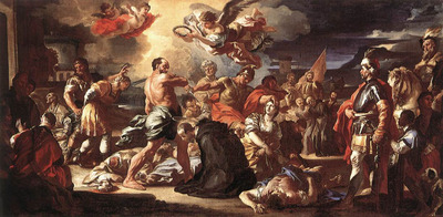 SOLIMENA Francesco The Martyrdom Of Sts Placidus And Flavia