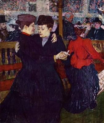 Toulouse Lautrec Henri de At the Moulin Rouge the Two Waltzers