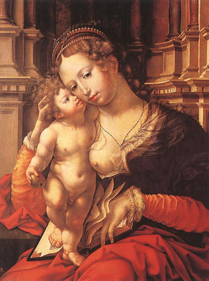 GOSSAERT Jan Virgin and Child