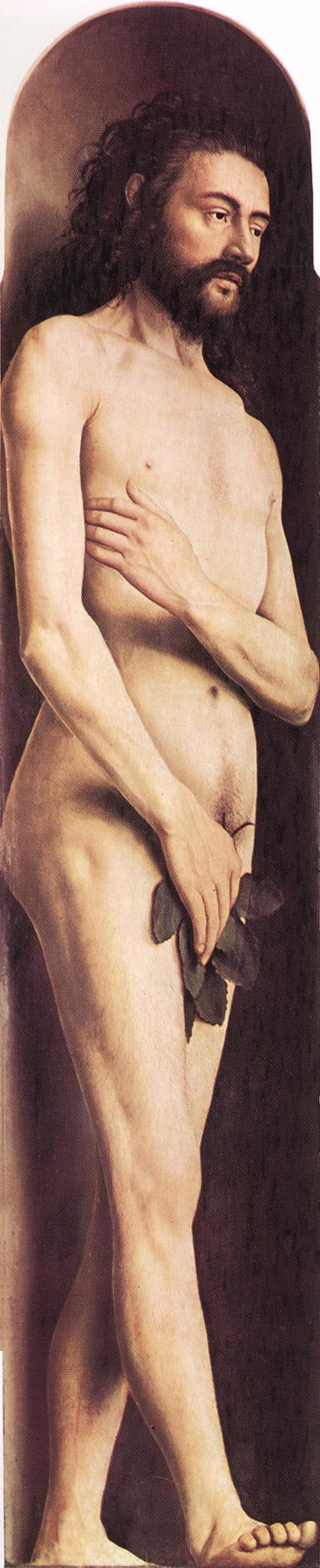 Eyck Jan van The Ghent Altarpiece Adam