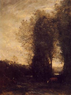 Corot A Cow and its Keeper