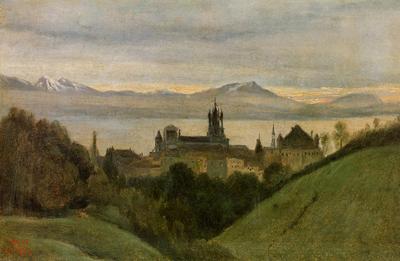 Corot Between Lake Geneva and the Alps