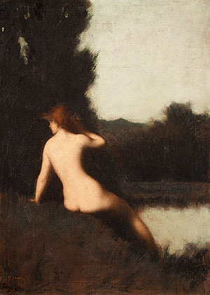 henner jean jacques a bather