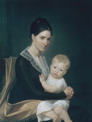 Vanderlyn John Mrs Marinus Willet And Her Son Marinus Jr