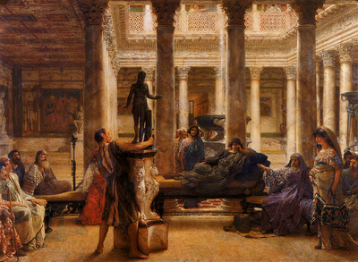 Alma Tadema A Roman Art Lover
