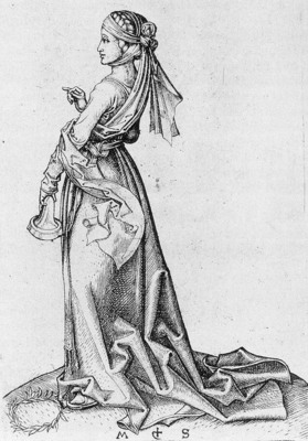 SCHONGAUER Martin The First Foolish Virgin