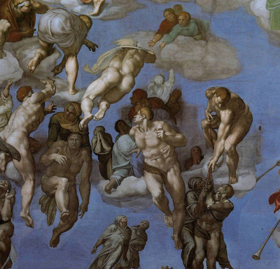 Michelangelo The Last Judgement detail3