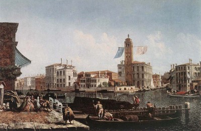 MARIESCHI Michele The Grand Canal with the Fishmarket