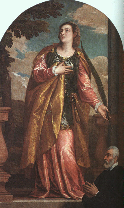 Veronese St  Lucy and a Donor