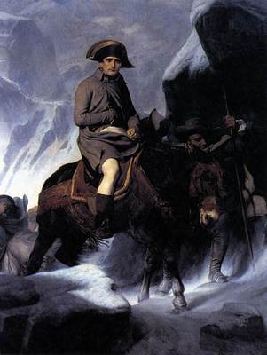 DELAROCHE Paul Bonaparte Crossing the Alps