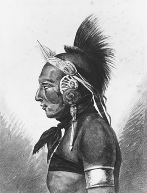 Svinin Pavel Petrovich An Osage Warrior
