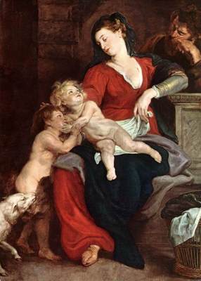 The Holy Family with the Basket WGA