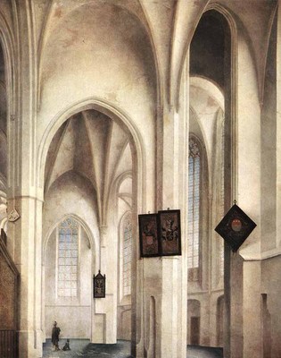 saenredam pieter jansz interior of the st jacob church in utrecht