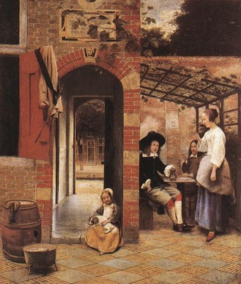 HOOCH Pieter de Drinkers in the Bower