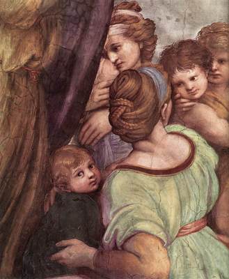 Raphael The Mass at Bolsena detail4