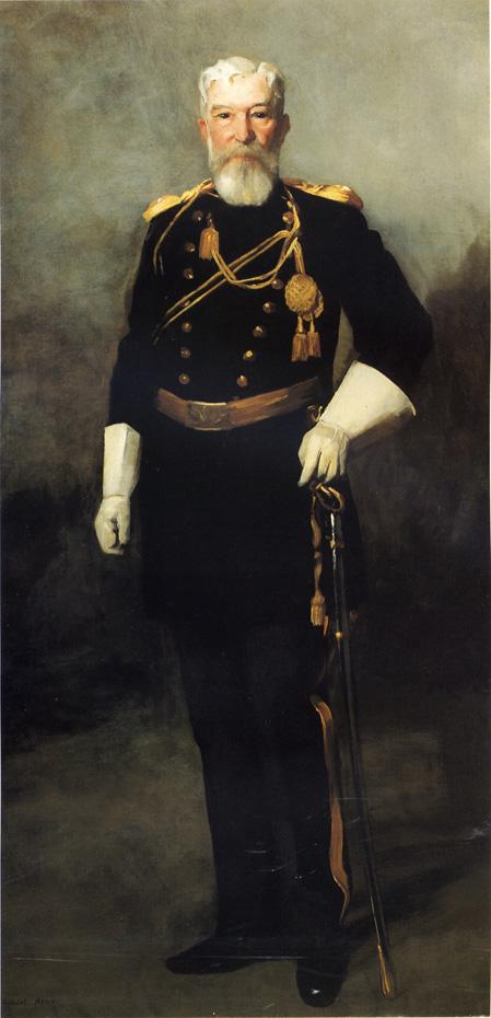 Henri Robert Portrait of Colonel David Perry 9th U  S  Cavalry