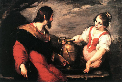 STROZZI Bernardo Christ And The Samaritan Woman