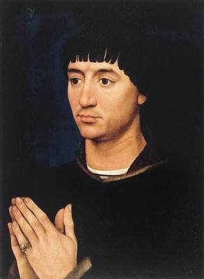 Weyden Portrait Diptych of Jean de Gros right wing