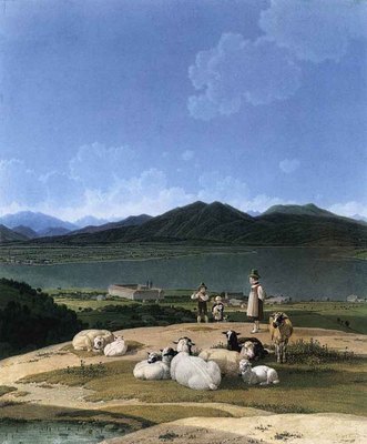 KOBELL Wilhelm von View Of Lake Tegern