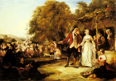 Frith William Powell A May Day Celebration