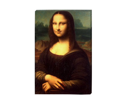 Canvas Print of Mona Lisa Art by Leonardo da vinci